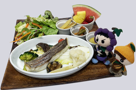 人気の魚プレート！