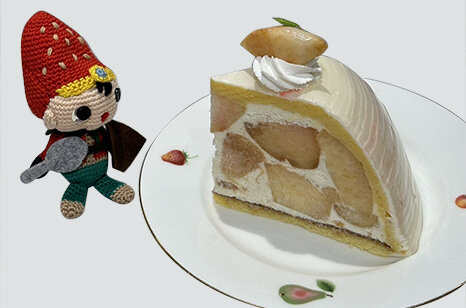 藤沢店の桃のズコット