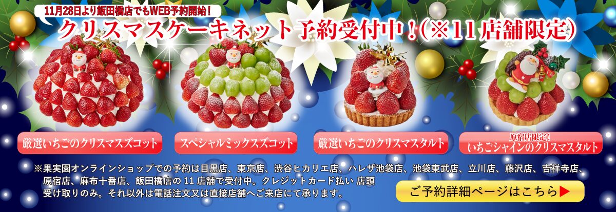 クリスマスケーキネット予約受付中　2025バナー02