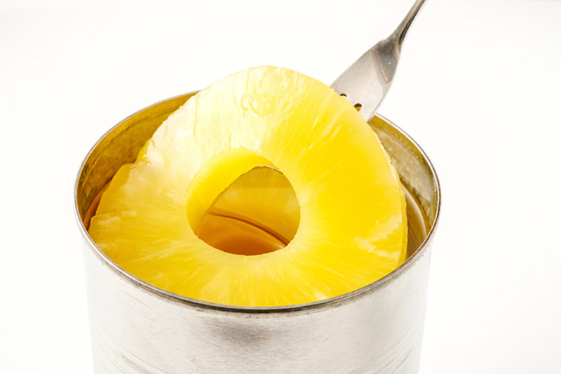 缶詰のパイナップル